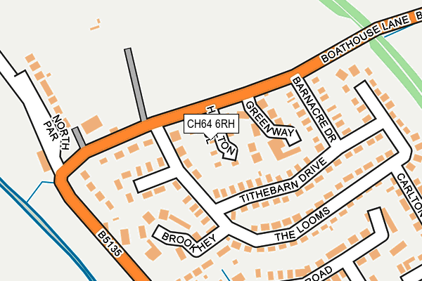 CH64 6RH map - OS OpenMap – Local (Ordnance Survey)