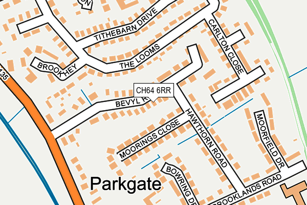 CH64 6RR map - OS OpenMap – Local (Ordnance Survey)