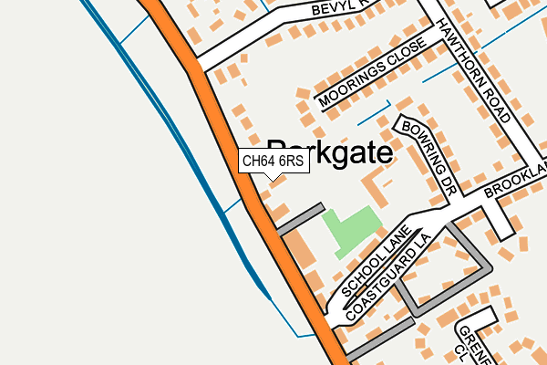 CH64 6RS map - OS OpenMap – Local (Ordnance Survey)