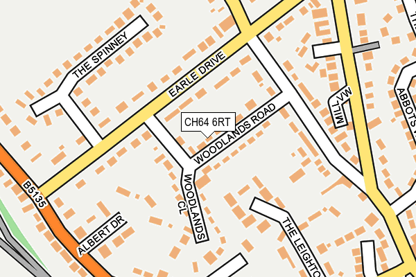 CH64 6RT map - OS OpenMap – Local (Ordnance Survey)