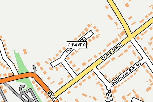 CH64 6RX map - OS OpenMap – Local (Ordnance Survey)