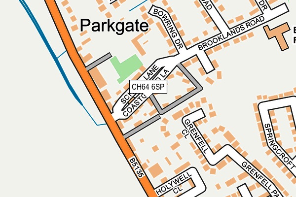 CH64 6SP map - OS OpenMap – Local (Ordnance Survey)