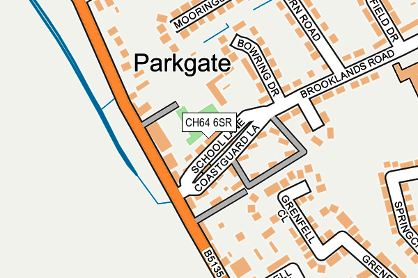 CH64 6SR map - OS OpenMap – Local (Ordnance Survey)