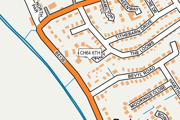 CH64 6TH map - OS OpenMap – Local (Ordnance Survey)