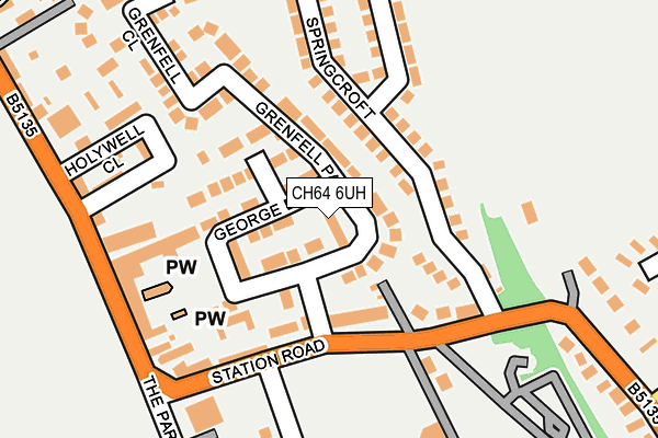 CH64 6UH map - OS OpenMap – Local (Ordnance Survey)