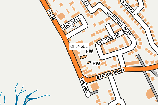 CH64 6UL map - OS OpenMap – Local (Ordnance Survey)