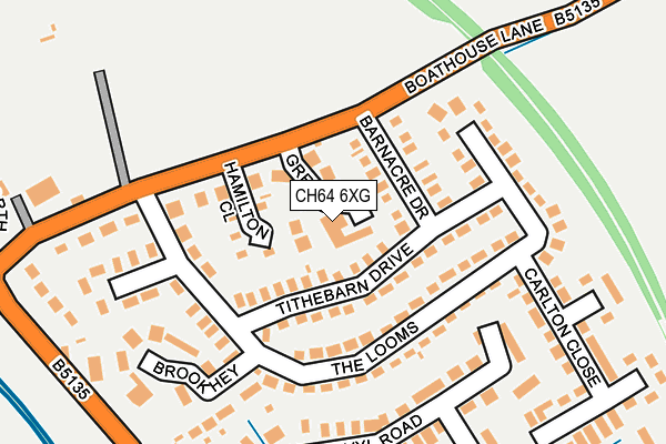 CH64 6XG map - OS OpenMap – Local (Ordnance Survey)