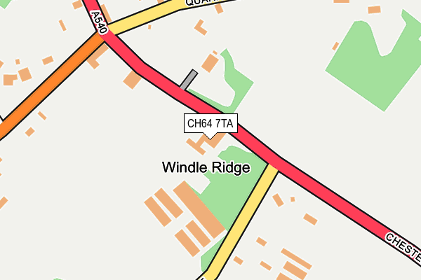 CH64 7TA map - OS OpenMap – Local (Ordnance Survey)