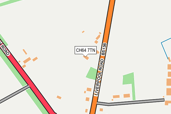 CH64 7TN map - OS OpenMap – Local (Ordnance Survey)