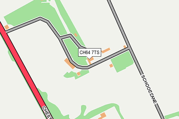 CH64 7TS map - OS OpenMap – Local (Ordnance Survey)