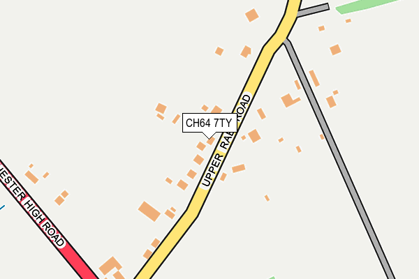 CH64 7TY map - OS OpenMap – Local (Ordnance Survey)