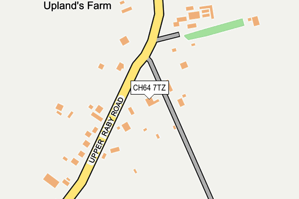 CH64 7TZ map - OS OpenMap – Local (Ordnance Survey)