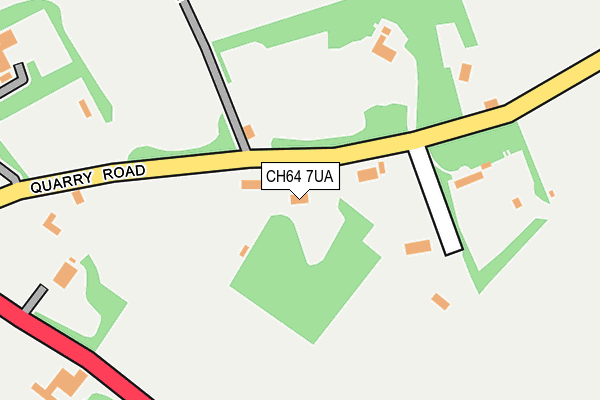 CH64 7UA map - OS OpenMap – Local (Ordnance Survey)