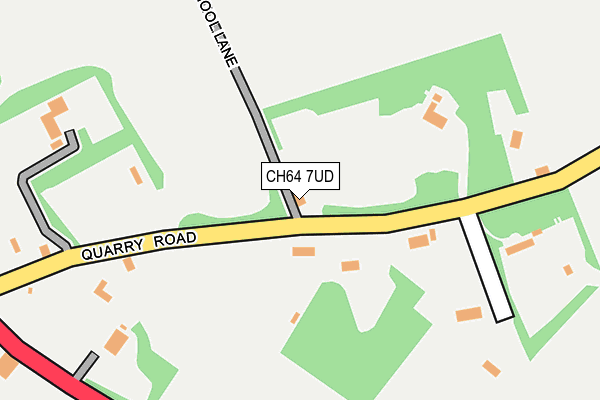 CH64 7UD map - OS OpenMap – Local (Ordnance Survey)