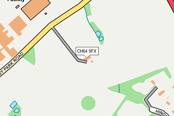 CH64 9FX map - OS OpenMap – Local (Ordnance Survey)