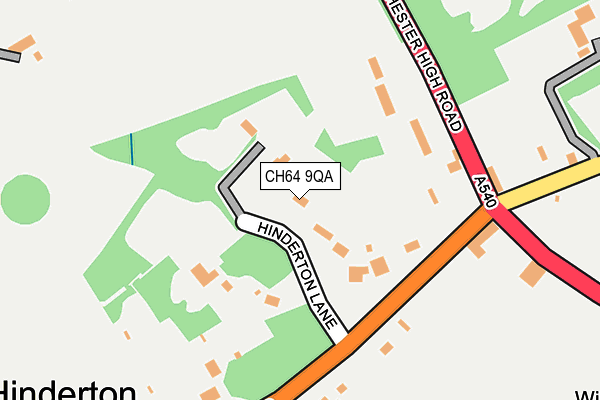CH64 9QA map - OS OpenMap – Local (Ordnance Survey)