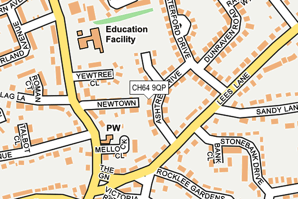 CH64 9QP map - OS OpenMap – Local (Ordnance Survey)