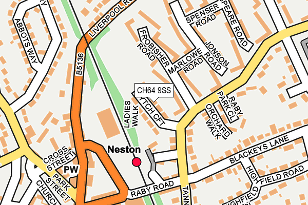 CH64 9SS map - OS OpenMap – Local (Ordnance Survey)