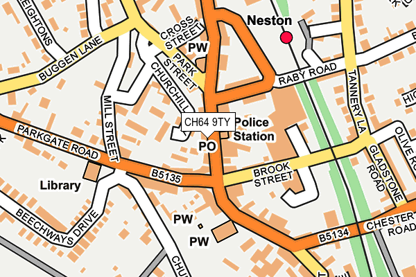 Map of PRESTIGE HOUSING DEVELOPMENTS LIMITED at local scale