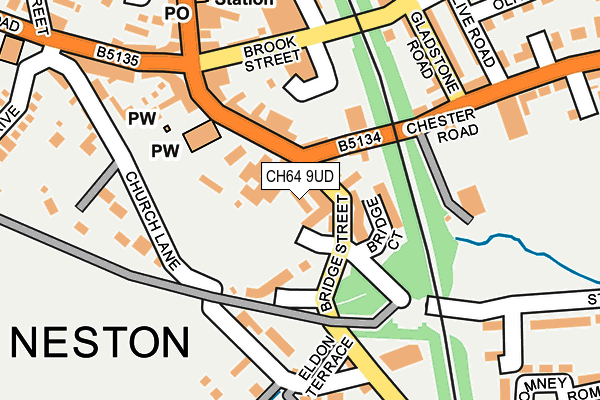 CH64 9UD map - OS OpenMap – Local (Ordnance Survey)