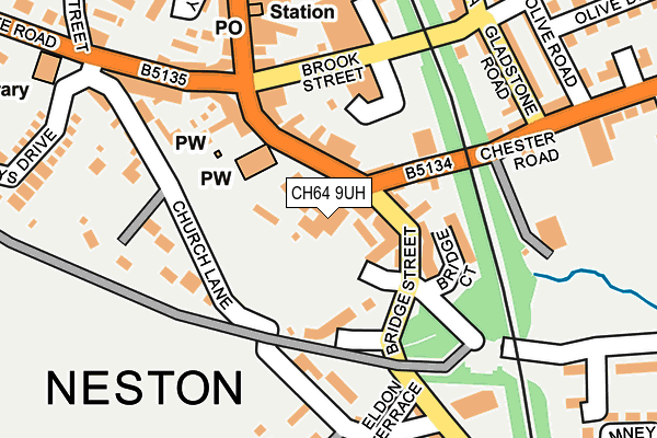 CH64 9UH map - OS OpenMap – Local (Ordnance Survey)