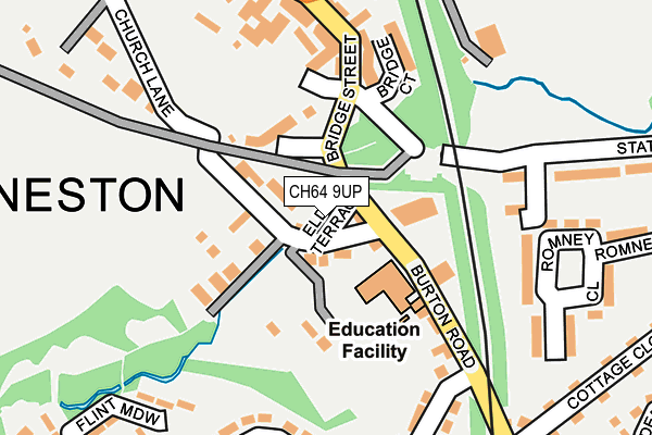 CH64 9UP map - OS OpenMap – Local (Ordnance Survey)