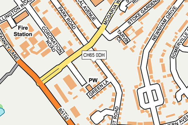 CH65 0DH map - OS OpenMap – Local (Ordnance Survey)