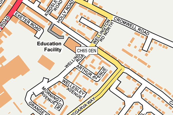 CH65 0EN map - OS OpenMap – Local (Ordnance Survey)