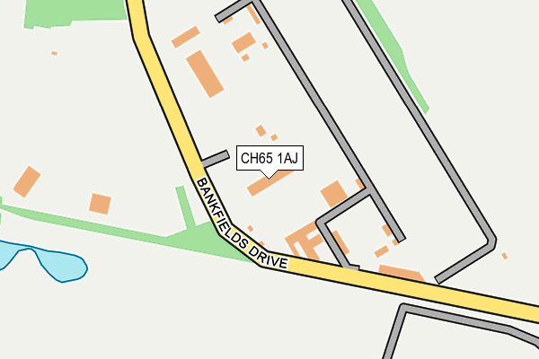 CH65 1AJ map - OS OpenMap – Local (Ordnance Survey)