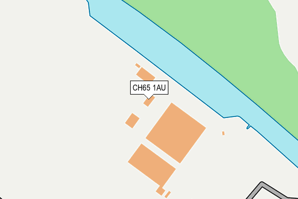 CH65 1AU map - OS OpenMap – Local (Ordnance Survey)