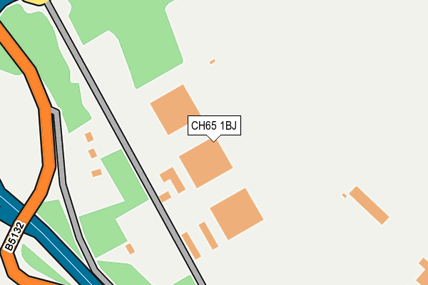 CH65 1BJ map - OS OpenMap – Local (Ordnance Survey)