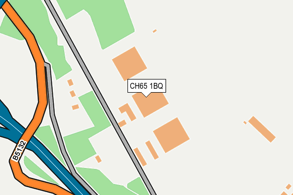 CH65 1BQ map - OS OpenMap – Local (Ordnance Survey)