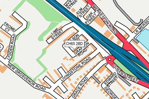 CH65 2BD map - OS OpenMap – Local (Ordnance Survey)