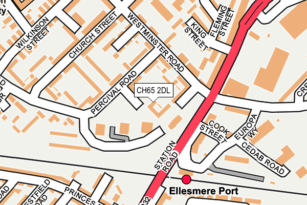 CH65 2DL map - OS OpenMap – Local (Ordnance Survey)