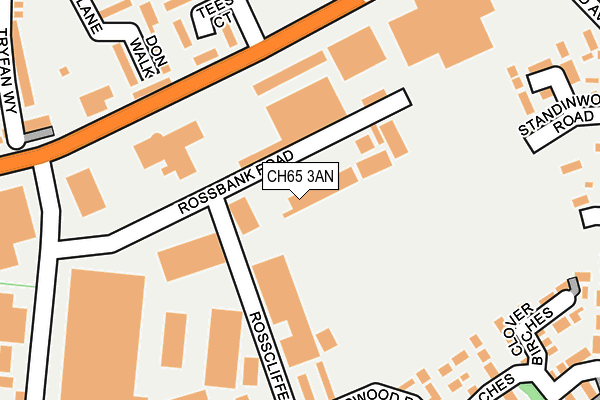 CH65 3AN map - OS OpenMap – Local (Ordnance Survey)