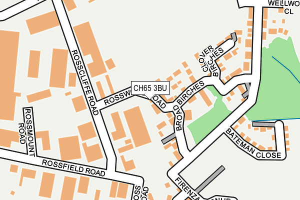 CH65 3BU map - OS OpenMap – Local (Ordnance Survey)