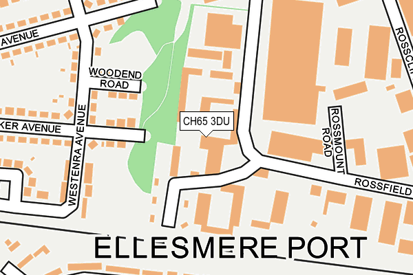 CH65 3DU map - OS OpenMap – Local (Ordnance Survey)