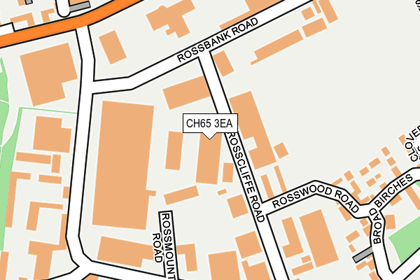 CH65 3EA map - OS OpenMap – Local (Ordnance Survey)