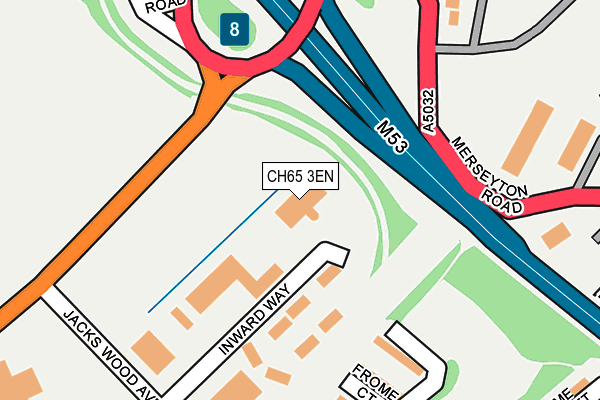 Map of BLH FINANCIAL SERVICES LTD at local scale