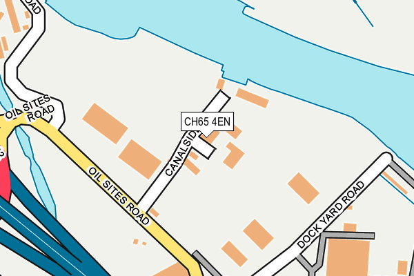 CH65 4EN map - OS OpenMap – Local (Ordnance Survey)