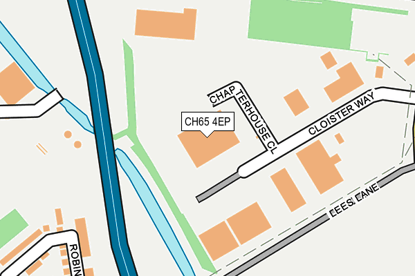 CH65 4EP map - OS OpenMap – Local (Ordnance Survey)