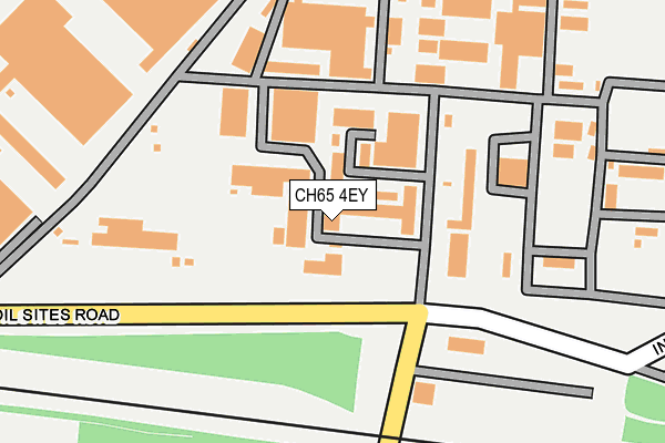 CH65 4EY map - OS OpenMap – Local (Ordnance Survey)