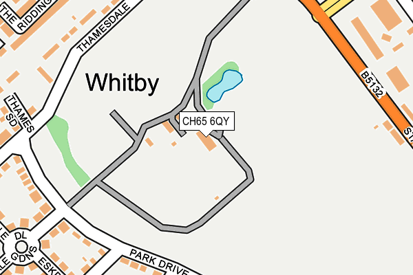 CH65 6QY map - OS OpenMap – Local (Ordnance Survey)