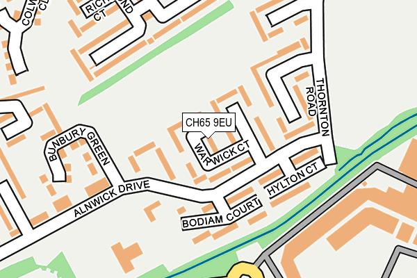 CH65 9EU map - OS OpenMap – Local (Ordnance Survey)