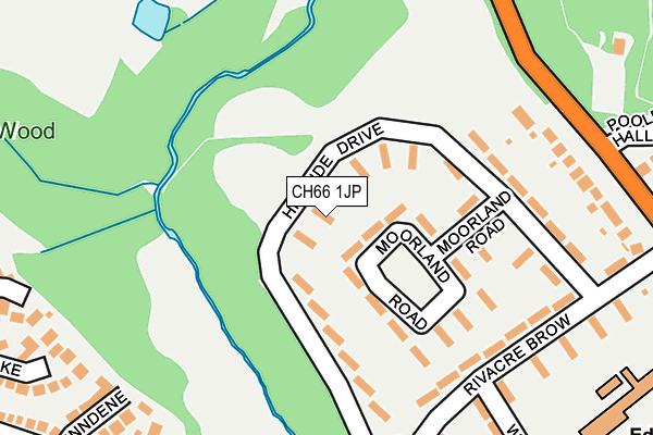 CH66 1JP map - OS OpenMap – Local (Ordnance Survey)