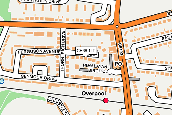 CH66 1LT map - OS OpenMap – Local (Ordnance Survey)