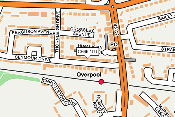 CH66 1LU map - OS OpenMap – Local (Ordnance Survey)