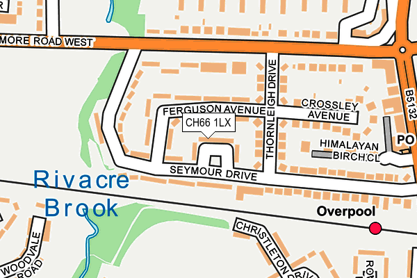 CH66 1LX map - OS OpenMap – Local (Ordnance Survey)