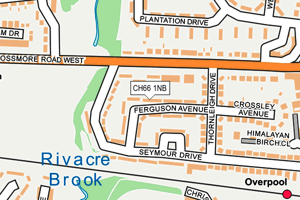 CH66 1NB map - OS OpenMap – Local (Ordnance Survey)