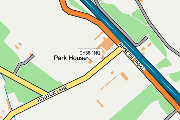 CH66 1NQ map - OS OpenMap – Local (Ordnance Survey)